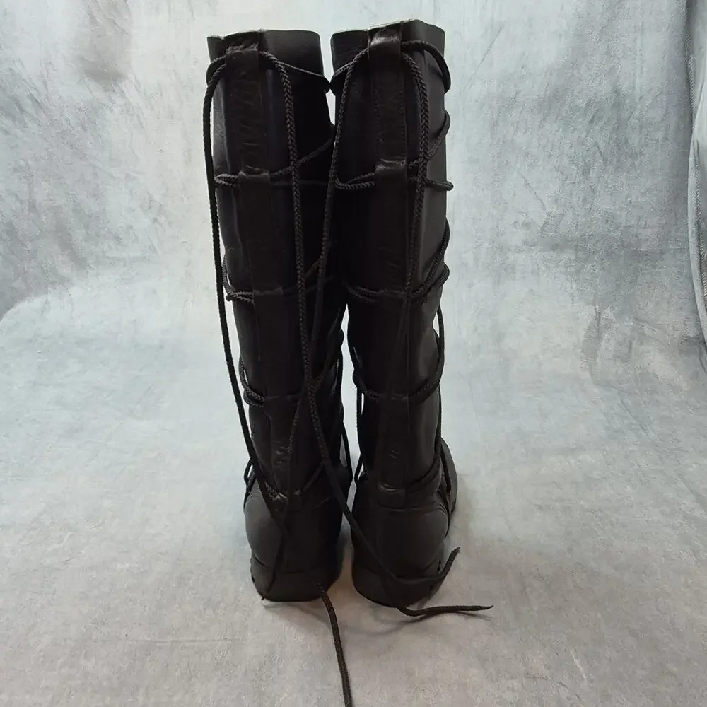 Son of Sandlar Peasant Medieval Renaissance Festival Steampunk Lace Up Boots
